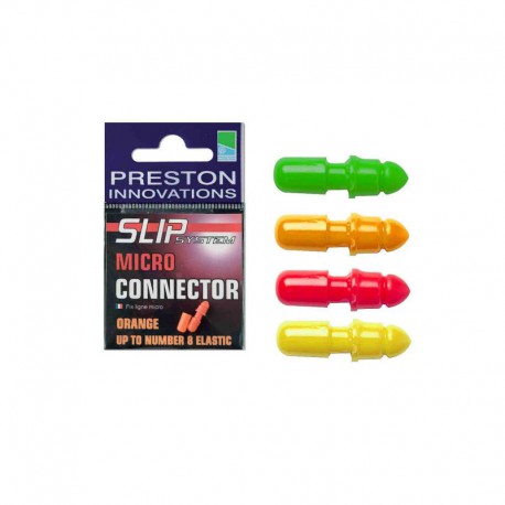 Preston Yellow Slip Micro Connectors