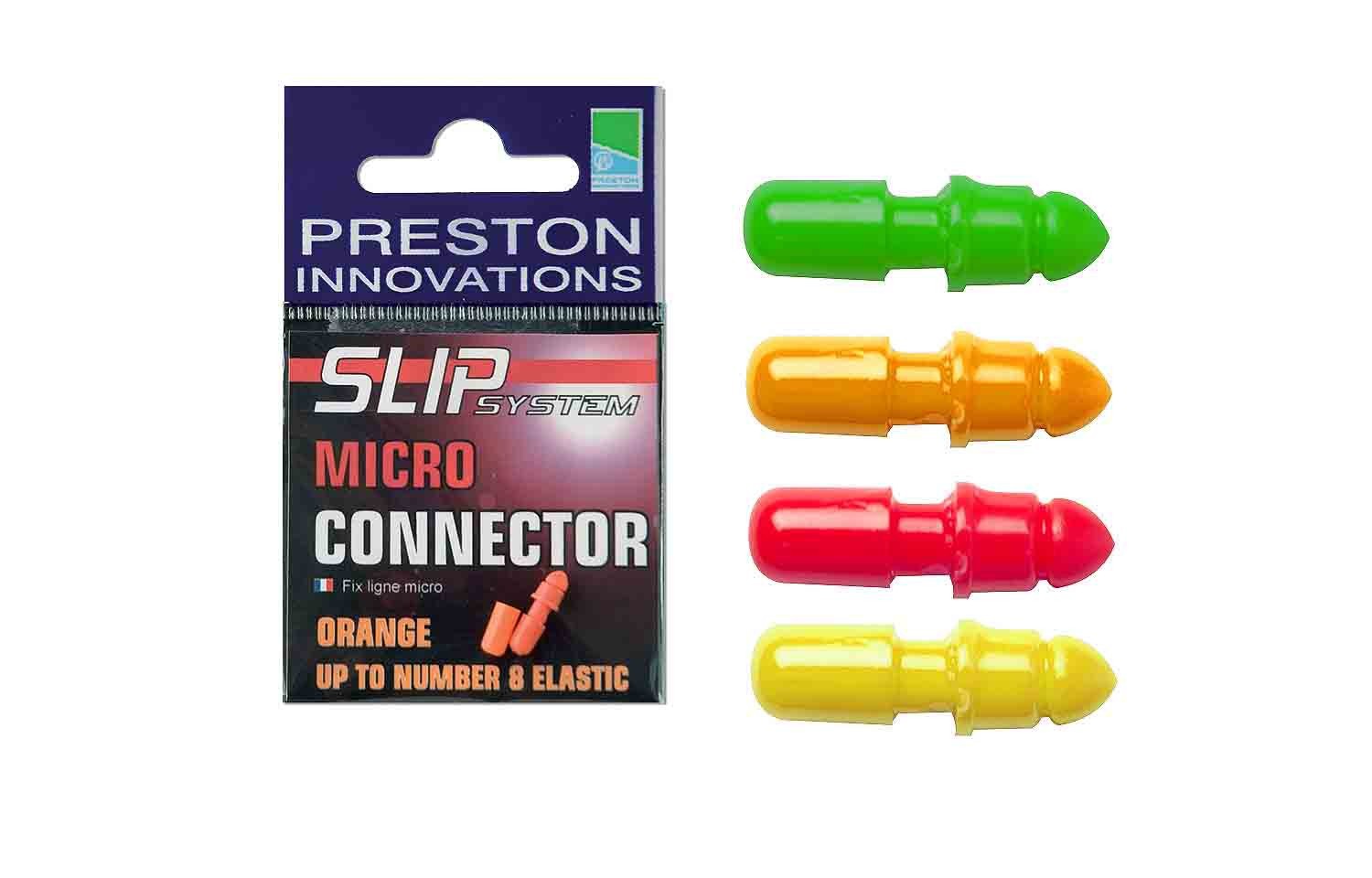 Preston Yellow Slip Micro Connectors