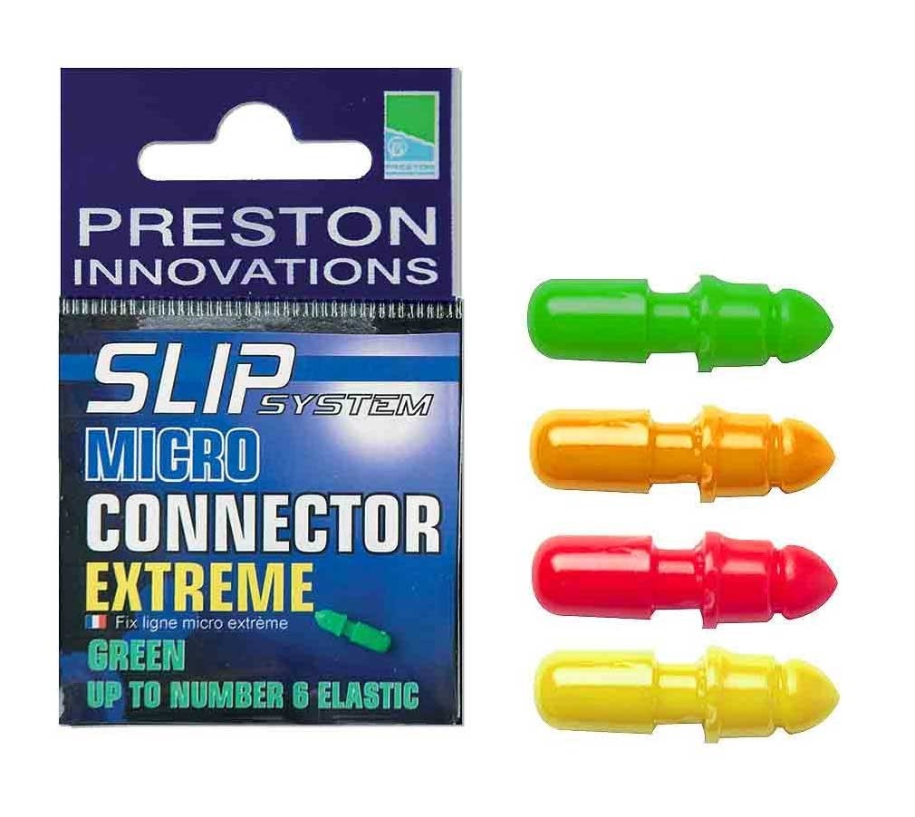 Preston Yellow Slip Micro Extreme Connectors