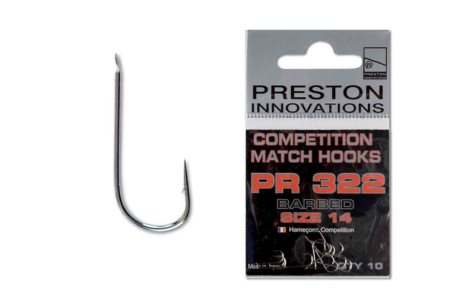 Preston PR 322 Competition Barbed Size 12