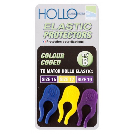 Preston Sizes 15. 17. 19 Hollo Elastic Protectors