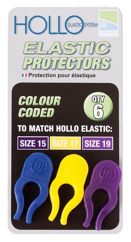 Preston Sizes 15. 17. 19 Hollo Elastic Protectors
