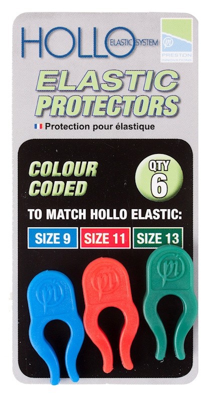 Preston Sizes 9. 11. 13 Hollo Elastic Protectors