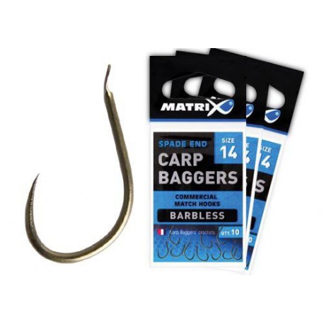Matrix Size 16 Carp Baggers Barbless
