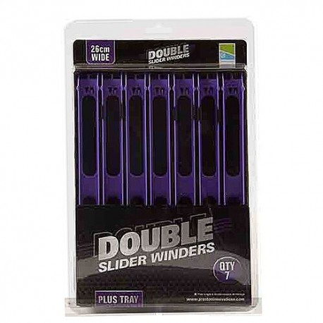 Preston 26 cm Wide Purple Double Slider Winders