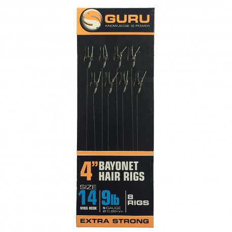 Guru Size 16 Bayonets Ready Rig 4''