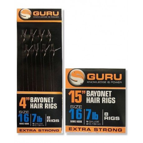 Guru Size 12 Bayonets Ready Rig 15''