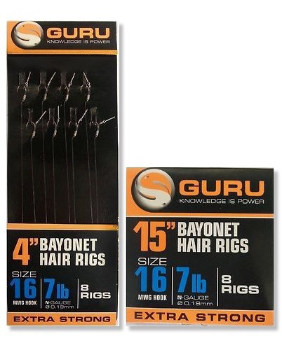 Guru Size 14 Bayonets Ready Rig 15''