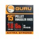 Guru Size 14 Bait Band - Pellet Wagglers Ready Rig 15''