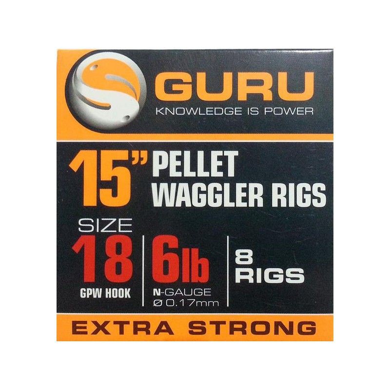 Guru Size 14 Bait Band - Pellet Wagglers Ready Rig 15''