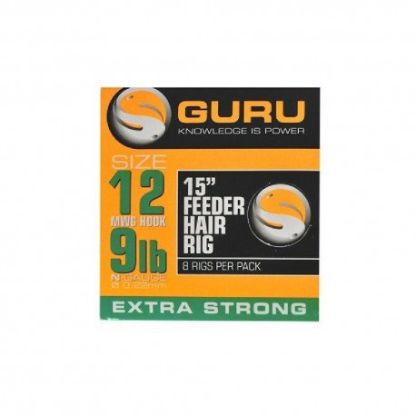 Guru Size 12 Method Hair Rigs 15''