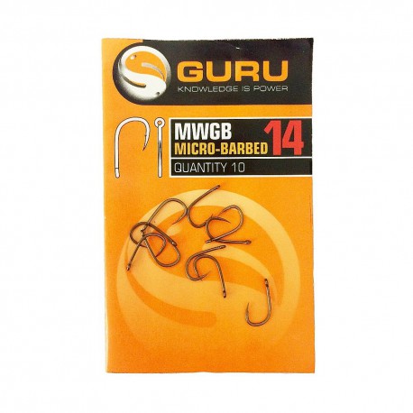 Guru Size 10 MWG Eyed Barbed Hook