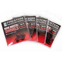 Preston Mini Match Swivels Size 10