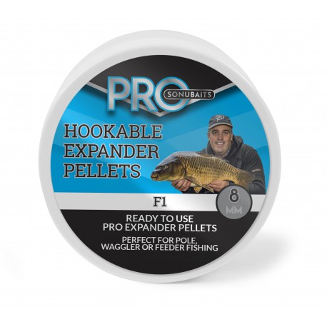 Sonubaits PRO Hookable Expander Pellets F1 8mm