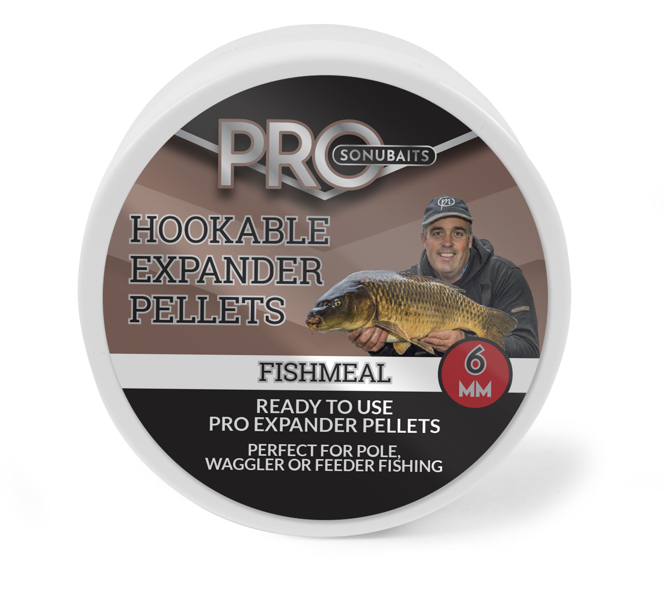 Sonubaits PRO Hookable Expander Pellets Fishmeal 6mm