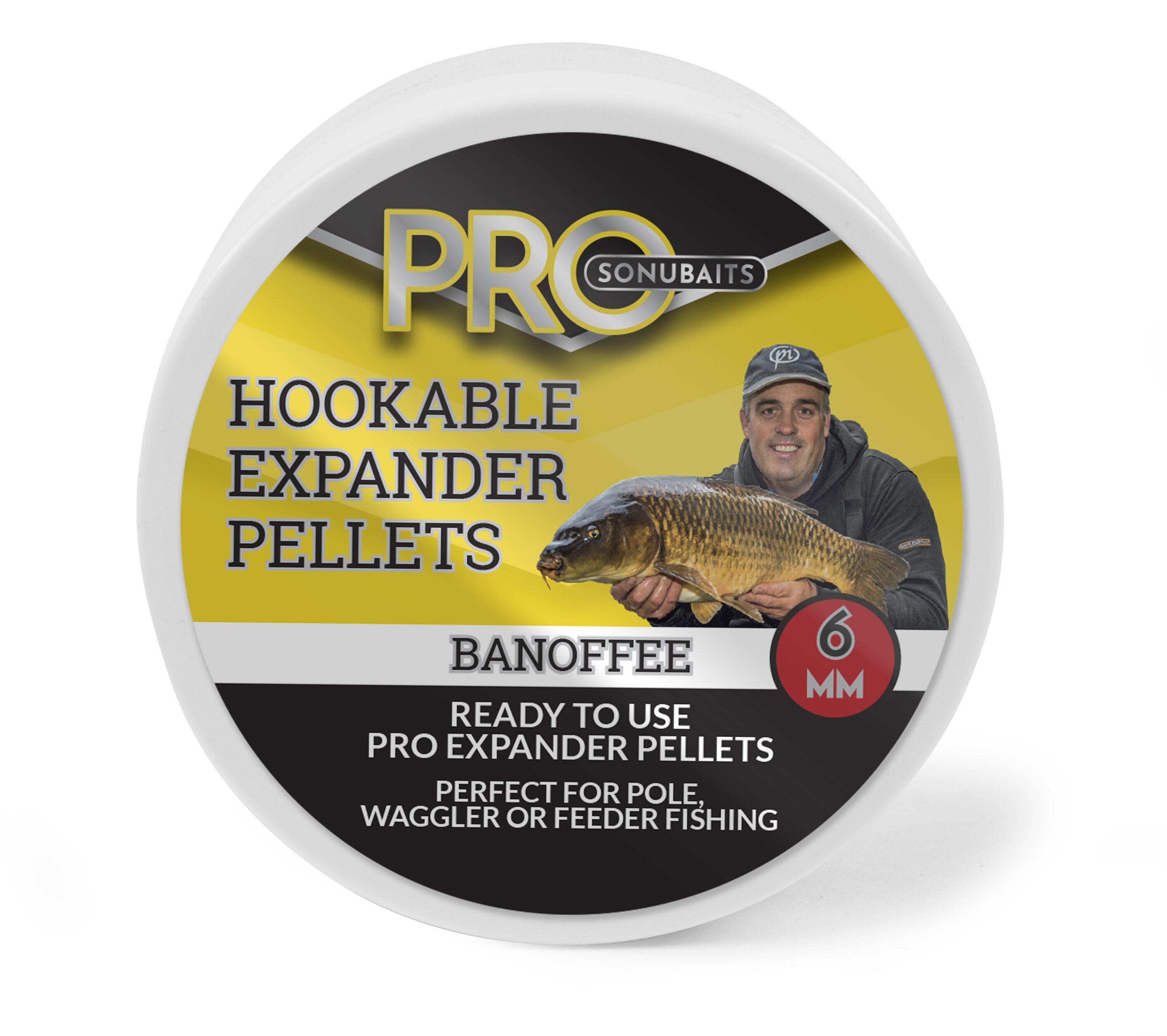 Sonubaits PRO Hookable Expander Pellets Banoffee 6mm