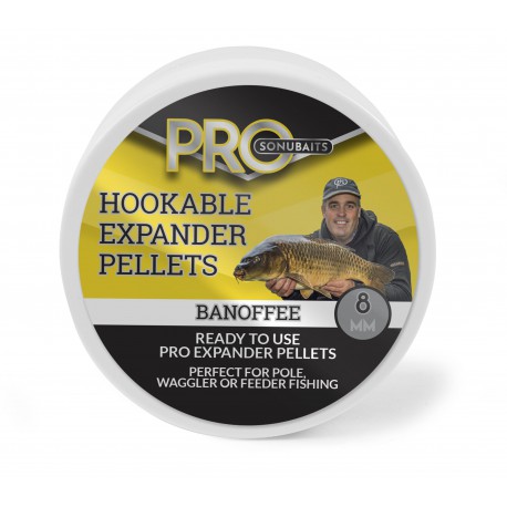 Sonubaits PRO Hookable Expander Pellets Banoffee 8mm