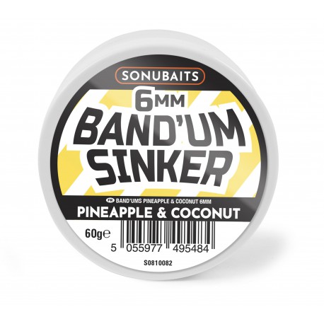 Sonubaits Band' Um Sinker Pineapple & Coconut 6mm