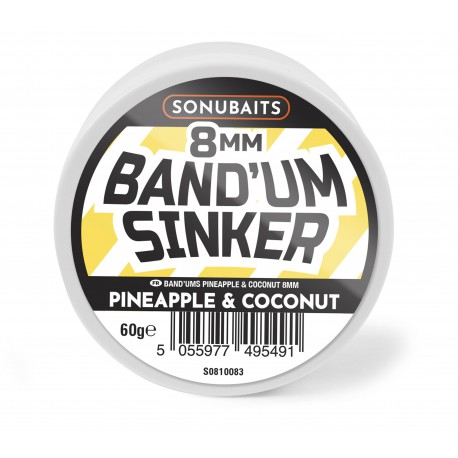 Sonubaits Band' Um Sinker Pineapple & Coconut 8mm