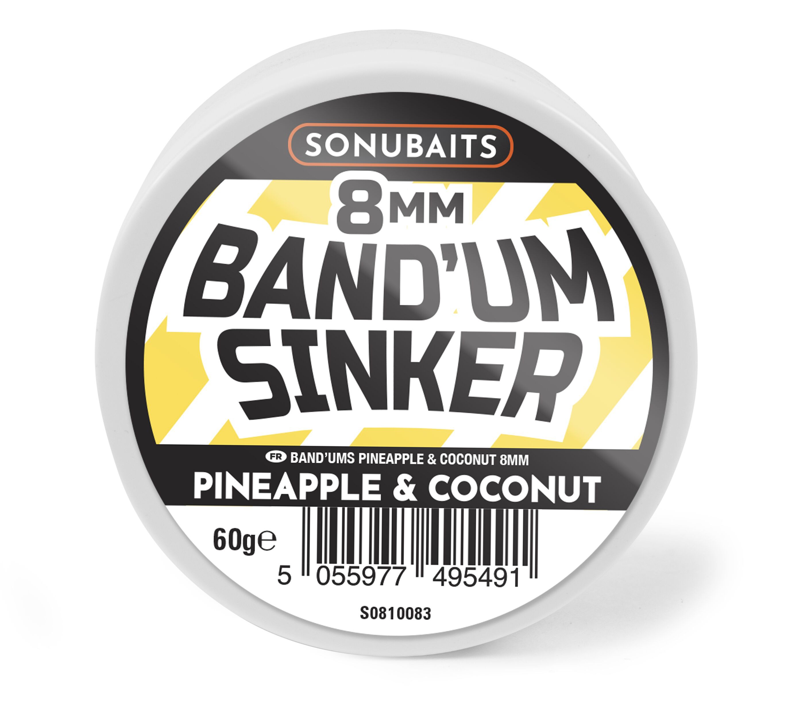 Sonubaits Band' Um Sinker Pineapple & Coconut 8mm