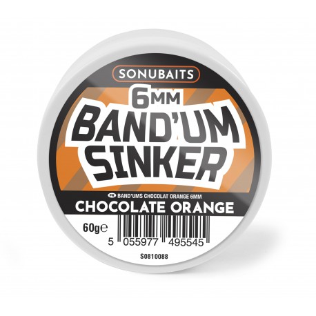 Sonubaits Band' Um Sinker Chocolate & Orange 6mm