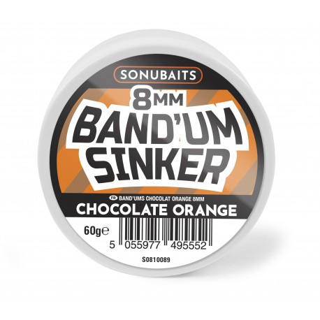 Sonubaits Band' Um Sinker Chocolate & Orange 8mm