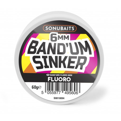 Sonubaits Band' Um Sinker Fluoro 6mm