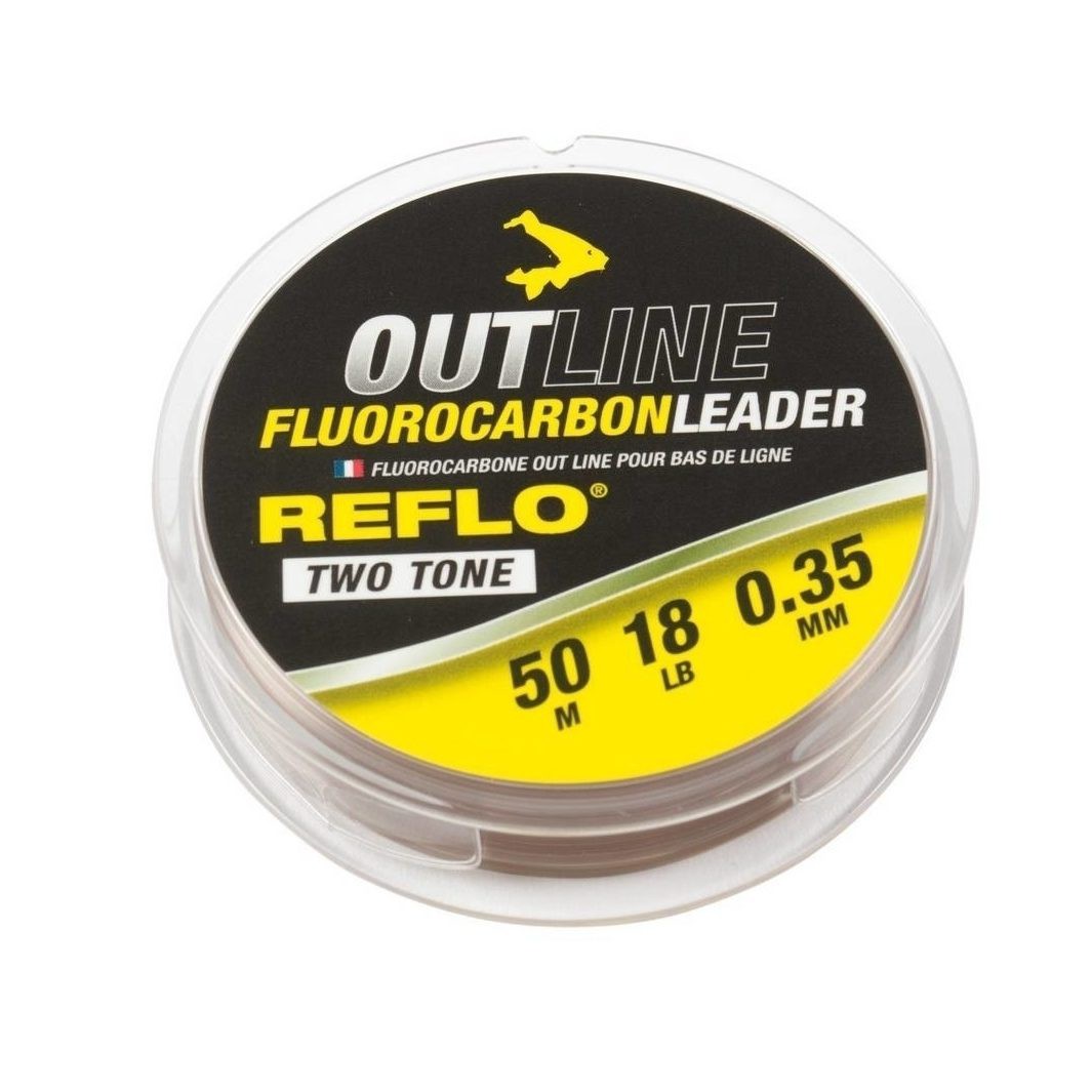 Avid Carp Outline Fluorocarbon Leader 18 LB - 0.35MM