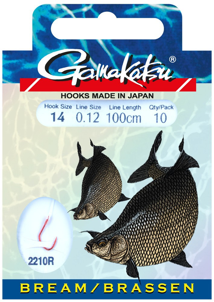 Gamakatsu Bream LS-2210 0.12 mm – 100 cm - Size: 14 Onderlijnboekje