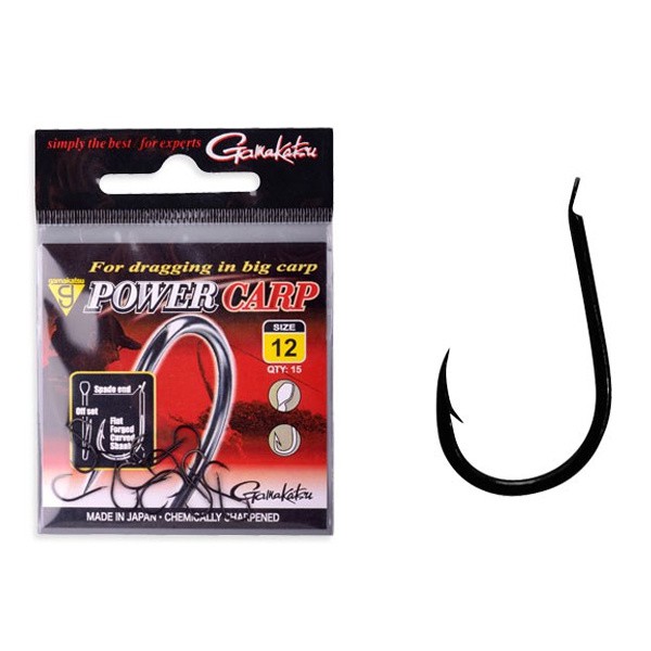 Gamakatsu Power Carp Flatted Eye Size: 16 Hook