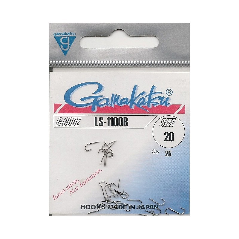 Gamakatsu LS-1100 Size: 20 Barbed Hook