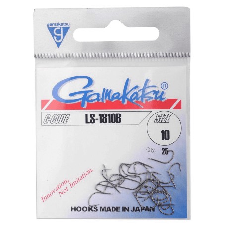 Gamakatsu LS-1810 Bronze Size: 18 Barbed Hook