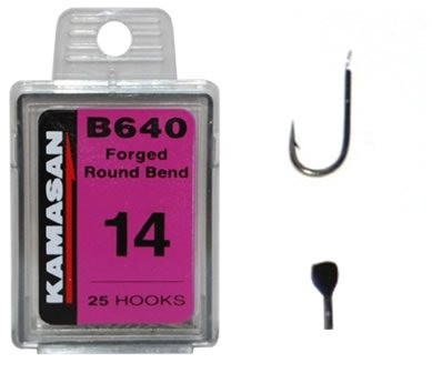 Kamasan B640 Forged Round Bled Barbed Size 16