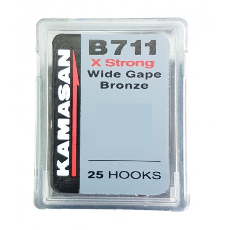 Kamasan B711 X Strong Wide Gape Bronze Barbed Size 21
