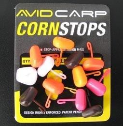 Avid Carp Corn Stops Short Stem Mix Color
