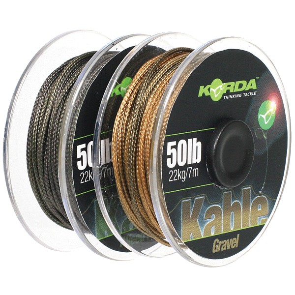 Korda Kable Advanced Leadcore Gravel 50 LB 7 Meter