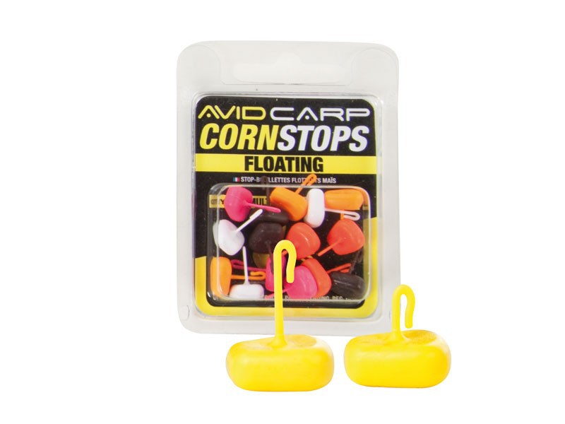 Avid Carp Corn Stops Long Stem Geel