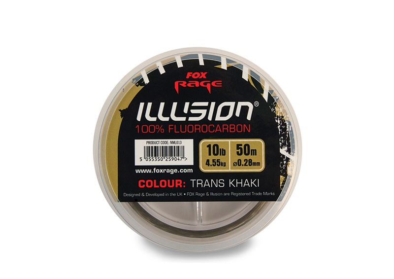 Fox Rage Illusion Fluorcarbon Trans Khaki 0.25 mm