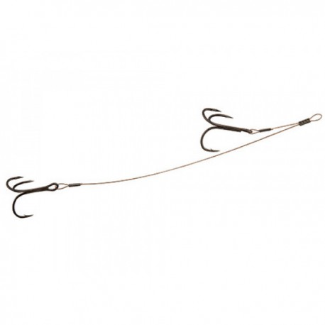 Fox Rage 49 Strand Double Stinger 10cm/5cm - Size 4/6 - 12 Kg