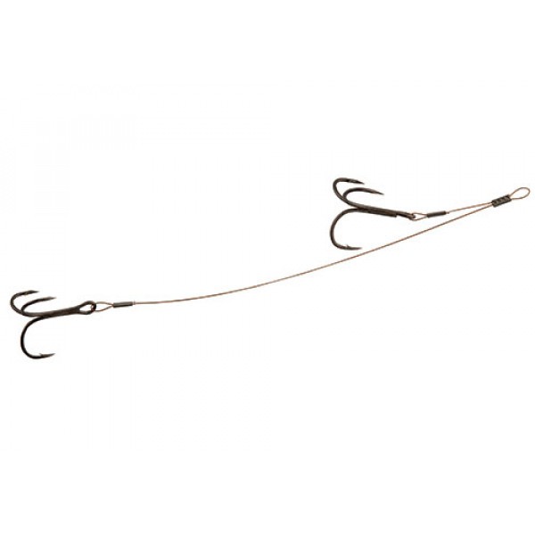 Fox Rage 49 Strand Double Stinger 10cm/5cm - Size 4/6 - 12 Kg