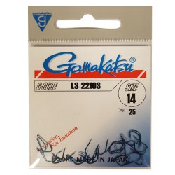 Gamakatsu LS-2210 Blue Size: 18 Barbed Hook