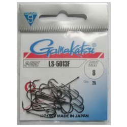 Gamakatsu LS-5013 NS Black Size: 10 Barbed Hook