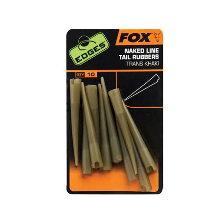 Fox Naked Line Tail Rubbers Trans Khaki