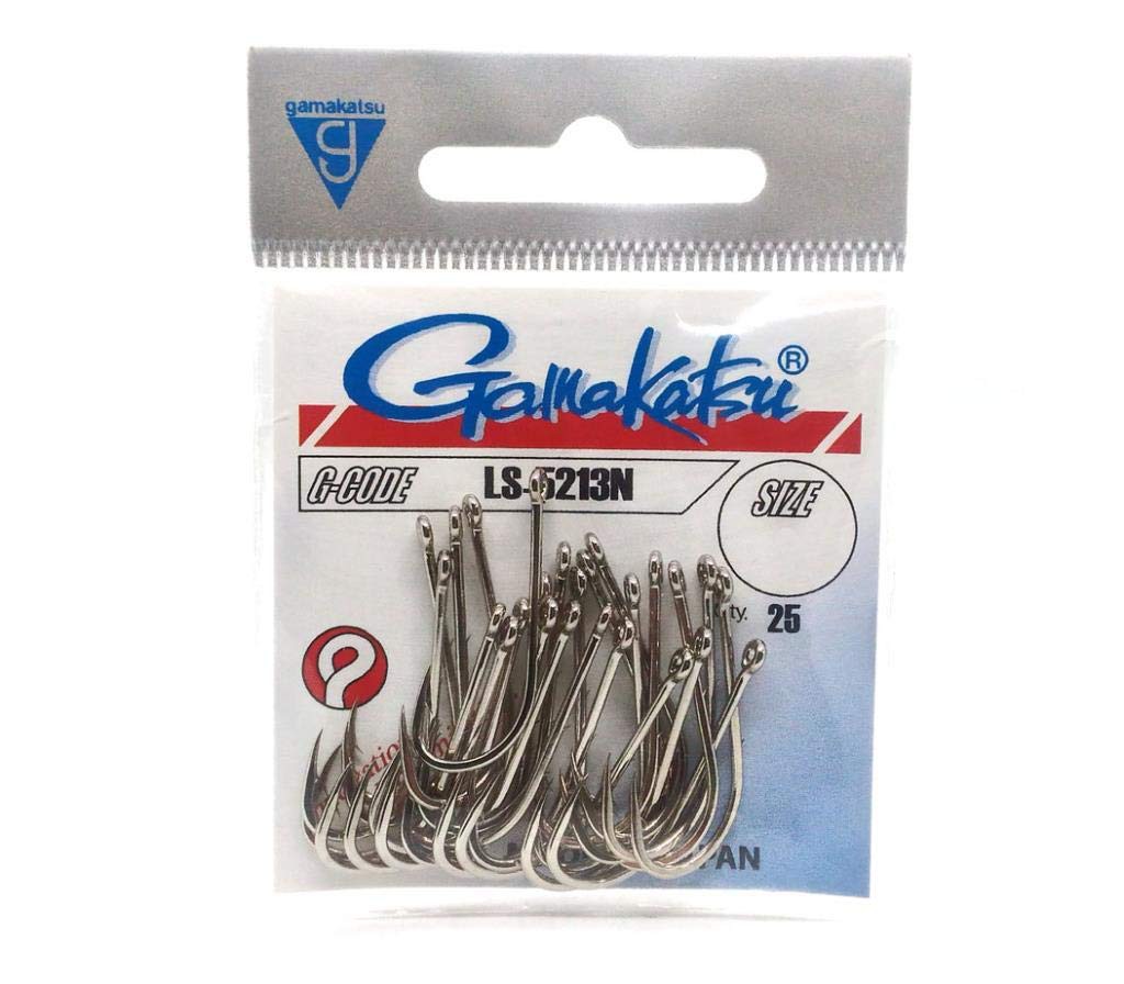 Gamakatsu LS-5213 Nickel Size: 4/0 Barbed Hook