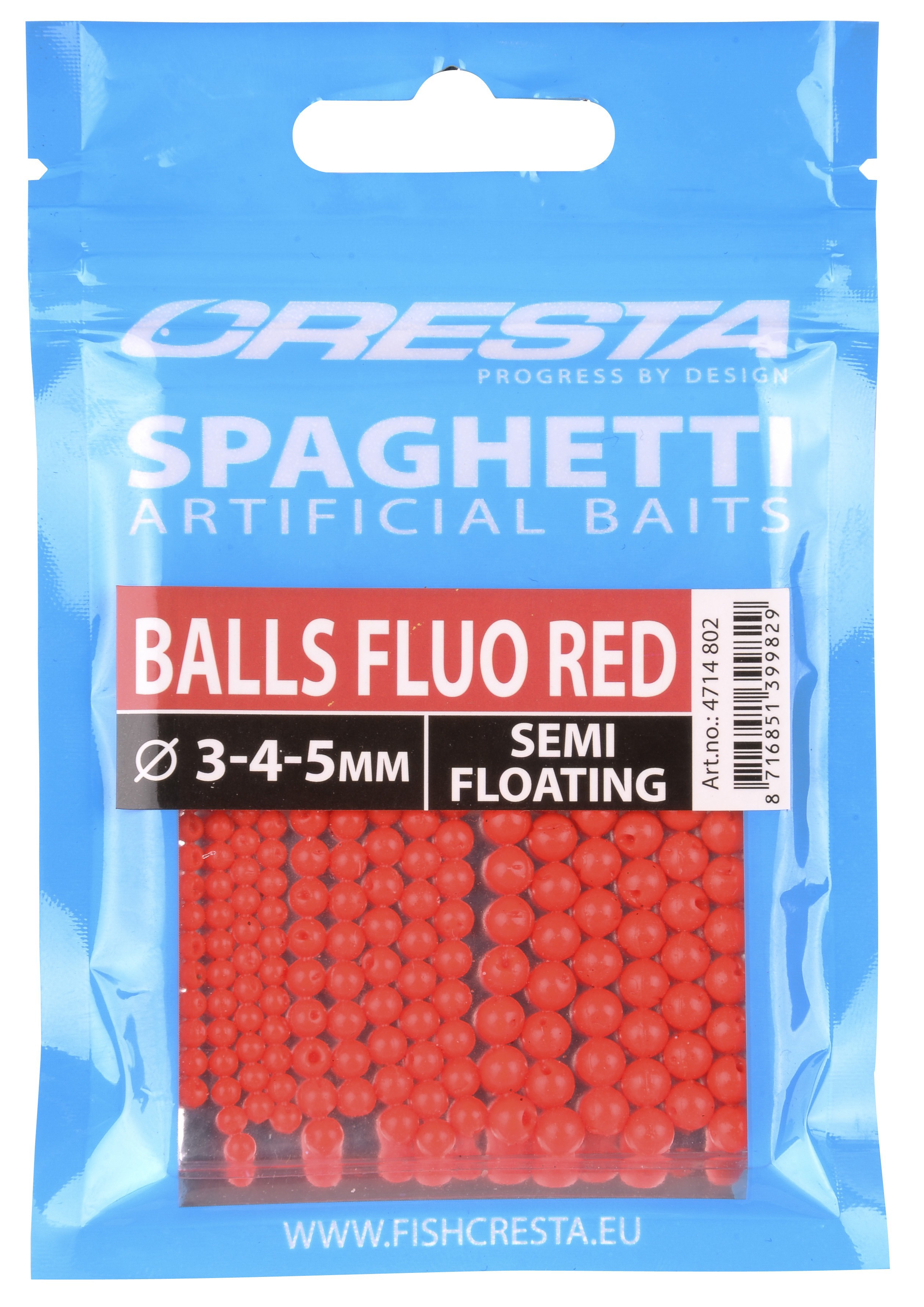Spro – Cresta Spaghetti Balls Fluo Red
