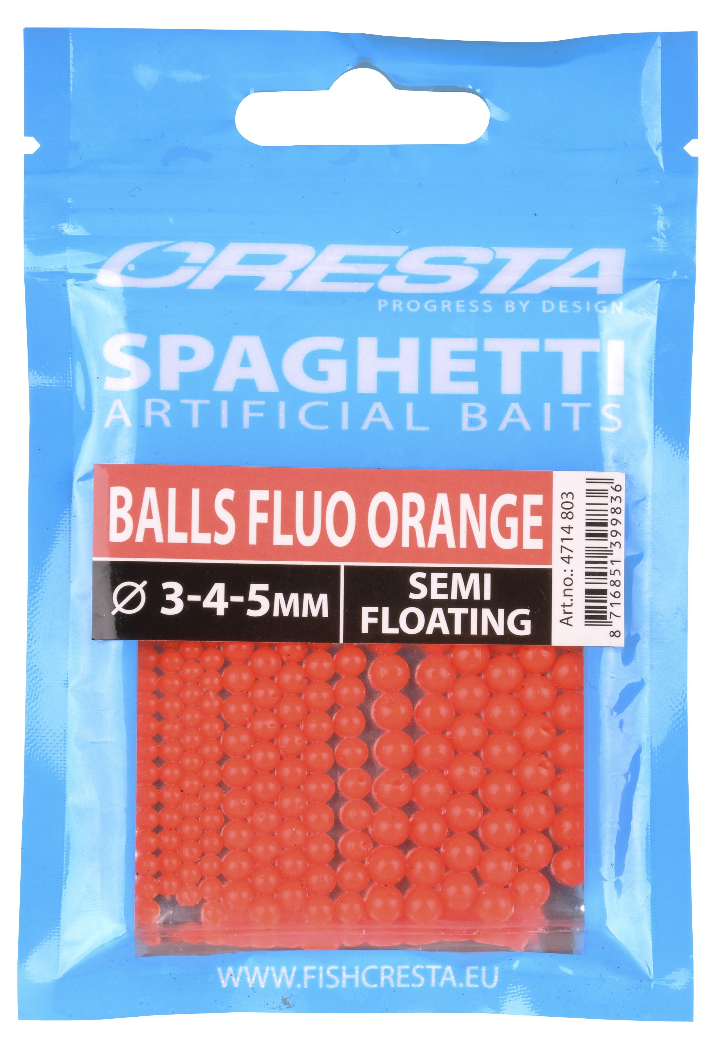 Spro – Cresta Spaghetti Balls Fluo Orange