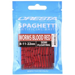 Spro – Cresta Spaghetti Worms Blood Red