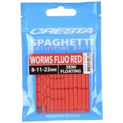Spro – Cresta Spaghetti Worms Fluo Red