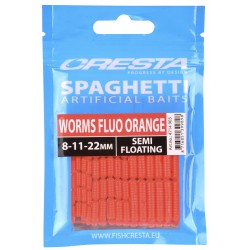 Spro – Cresta Spaghetti Worms Fluo Orange