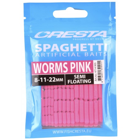 Spro – Cresta Spaghetti Worms Pink